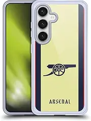 Head Case Designs Officially Licensed Arsenal FC Away 2021/22 Crest Kit Soft Gel Case Compatible with Samsung Galaxy S24 5G