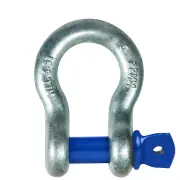 Austlift 503019 - Screw Pin Bow Shackle 4.7t 19mm Grade S Galvanised