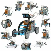 Discovery Kids Mindblown STEM 12-in-1 Solar Robot Creation 190-Piece Kit...