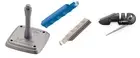 Lansky Universal Mount LM009 + Medium Serrated Hone + Super Sapphire Hone + L...