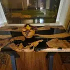 30"x60"Black Solid Epoxy Resin Dining Table Top acacia wood Table Home Decor