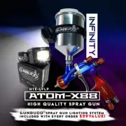 Professional ATOM X88 Infinity LVLP-MP Spray Gun | 1.3 & 1.4mm Tip Set | Solvent
