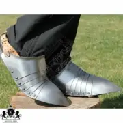 Medieval Sabatons Armor Fighting Functional-Blunt Steel Shoes Medieval Costume