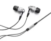Denon Canal Type Earphone Hi-Res Dynamic Silver AH-C720SREM With Tracking NEW