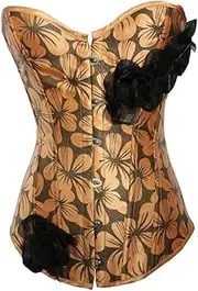 Women's Corset Waist Wedding Clothing Corset Leaves Floral Corset for Weddings