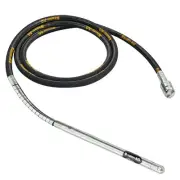 6m Concrete Vibrating Shaft with 28mm Head, 3-Claw Coupler for Bubble-Free Pours