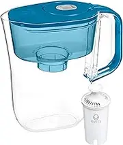 Brita 6 Cup Water Filter Pitcher with 1 Standard Filter, Metro, Turquoise (Package May Vary)