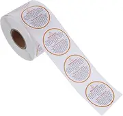 KOCKSHION 500Pcs Candle Warning Decals Self Adhesive Labels for Candle Jars Containers Easy to Peel Apply for Candle Making Selling