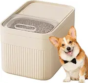 Dog Food Storage | Airtight Storage Bin | Damp-Proof Organizer Solution, With Measuring Cup For Pet Supplies, Snacks