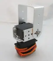 2 DOF Pan and Tilt + 2x MG995 Servos Sensor Mount Kit For Robot Arduino Silver