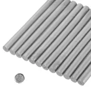 12 Pcs Silver Cylinder Sealing Wax Stick Glue Gun Wax Seal Rod