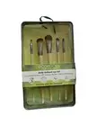 EcoTools Start The Day Beautifully 5 Piece Makeup Brush Set w/Storage Tray - NEW