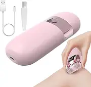 Frfik Facial Hair Removal for Women, Electric Face Razor with Built-in LED Light, Multifunctional Facial Razor, Double Bikini Trimmer, Personal Groomer for Face Legs Arms