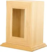 Pet Picture Frame Urns,Keepsake Memory Box,Wooden Memorial Urn,Pet Ashes Photo Case,Dog Memory Box,Funerary Caskets Supplies,for Dogs,Cats,Rabbits