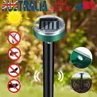 1-20 Solar Snake Repeller Solar Ultrasonic Pest Mole Rodent Rat Possum Repellent