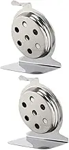 KICHOUSE 2pcs Stainless Steel Oven Thermometer High Precision Cooking Thermometer for Accurate Measurement Home Baking and Cooking Easy to Read Display with Base for Convenient Use