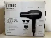 HOT TOOLS Pro Artist Black Gold 2000 Watts Ionic Hair Dryer.