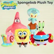Spongebob Plush Toy Teddy Kids Cartoon Gift Soft Stuffed Doll Patrick Star Toys
