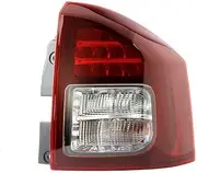 Left and Right Lights Car Rear Tail Brake Light Lamp for Jeep for Compass 2014 2015 2016 2017 (Color : Right)