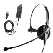 Cost effective Professional USB Headset, Call center headset for VoIP Softphone