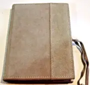Tan Suede Leather Refillable Lined Pages Hardcover Journal by Sia - NEW (#88)