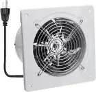 8 inch Exhaust Fan, 735CFM Wall Mounted Vent Fans, 8 inch, White-A