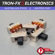 5PCS DPDT PCB Mount Miniature Slide Switch Plastic Actuator 6 Pin