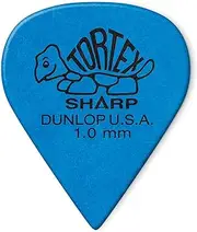 Dunlop Tortex Sharp Guitar Picks 1.0mm Blue 72 Pack