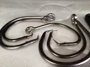 Shark Hooks. Offsett Circles 5 Pcs 16/0 13/0