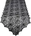 Halloween Table Runner with Spider Web Lace Festival Table Runner Halloween Tabl