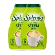 SPLENDA Stevia Liquid Sweetener Drops, Zero Calorie, 3.38 Fl Oz (Pack of 2)