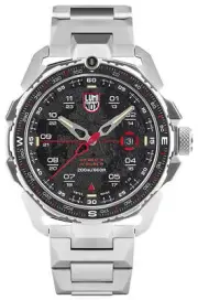 Luminox ICE-SAR Arctic Steel Black Dial Date Divers Quartz Mens Watch XL.1202