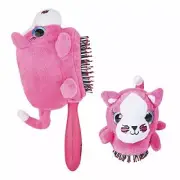 Wet Brush Plush Blush Hair Brush Detangler for Kids with Soft IntelliFlex Bri...