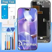 Yondista Screen Replacement for iPhone 14 Pro Max A2894, A2651, A2893, A2895 (Incell),for iPhone 14 Pro Max 6.7" 3D Touch Screen LCD Display Digitizer Assembly | Tools | Protective Film