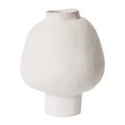 [James Lane] Matias Footed Vase Sandy White - 40cm