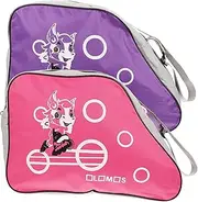 [MOBUTOFU] 2pcs Roller Skate Bag Skates Storage Pouch for Easy Outdoor Use Convenient Handheld Design Bright Colors Random Strap Color
