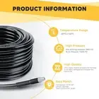 Leecoole Sewer Jetter Kit 100FT for Pressure Washer, Drain Cleaner Hose 5800PSI
