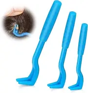 VFANDV Tick Tweezers, Set of 3 Sizes, Tick Hooks, Alternative to Tick Card, Tick Tweezers for Dogs, Pain-Free Tick Removal, Tick Remover for Pets, Tick Lever for Ticks of Any Size