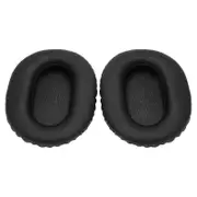 2pcs Ear Cushions Replacement Soft Protein Leather Noise Isolation Foam Thickened Ear Pads for WH CH