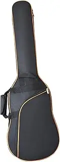 JWQFBC Waterproof Guitar Thick Padded Carry Handle Instrument Case Accessories Bass Guitar Instruments, orange