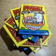 1991 Topps Desert Storm Trading Cards Unopened Wax Lot 13 Packs- Victory Series