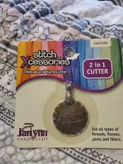 JANLYNN 2 IN 1 THREAD AND YARN CUTTER Pendant NEW