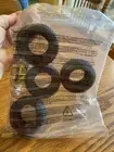 Meccano Erector Set Rubber Tires D002 67x29 Off Road Black Set of 4 OEM VTG