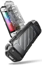 SUPCASE for Nintendo Switch OLED Case w/ Front Cover & 5 Game Card Storage Slots