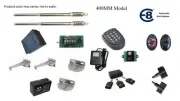 E8 400MM Keypad & IR Beam Package Set Stainless Automatic Dual Swing Gate Opener
