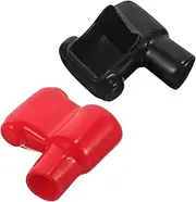 iplusmile 1 Pair Battery Terminal Cover Kit Insulation Protection for Types Easy to Install Versatile Design for Dependable Safeguarding and Connectors