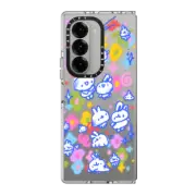 Galaxy Z Fold6 Clear Case glow bun 2 by tabetaaii