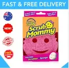 Scrub Daddy Scrub Mommy Dual Sided Scrubber + Sponge, Pink*