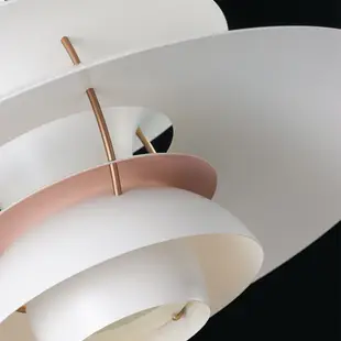 北歐丹麥經典 LOUIS POULSEN PH 5 三層飛碟吊燈 摩登白 MODERN WHITE