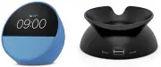Echo Spot Bundle: Includes Echo Spot | Ocean Blue & Made for Stand with USB-C a